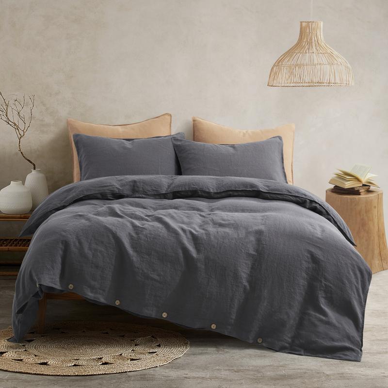 French Flax Linen Duvet Cover Set