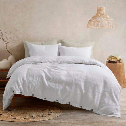 French Flax Linen Duvet Cover Set