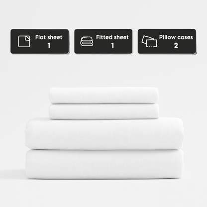 Stone-Washed French Flax Linen Sheets Set