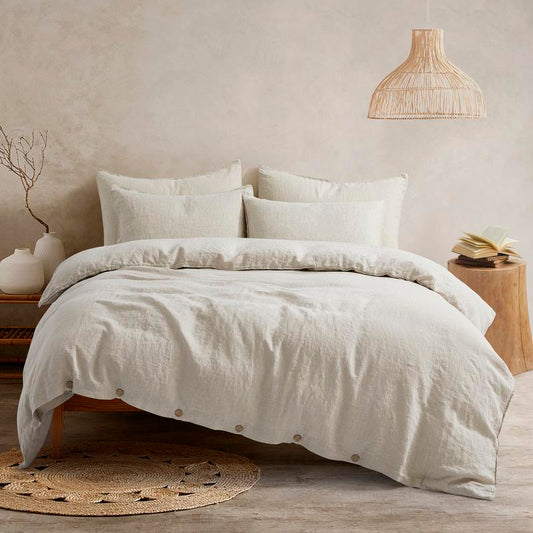 French Flax Linen Duvet Cover Set