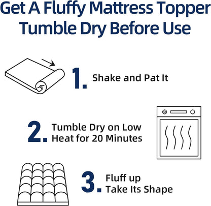 Extra Thick 3D Mattress Topper