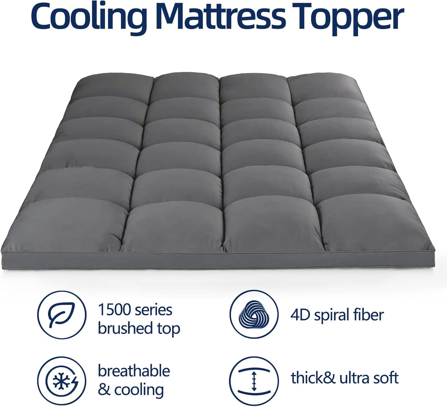 Extra Thick 3D Mattress Topper