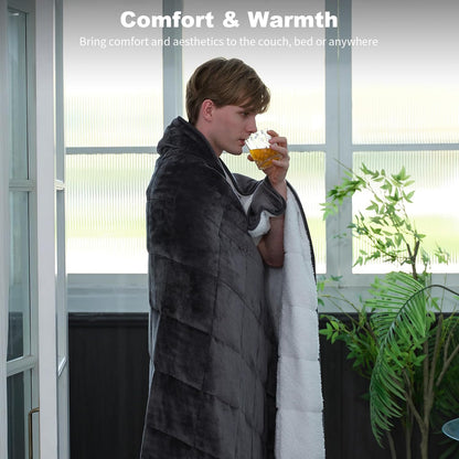 Sherpa Fleece Weighted Blanket