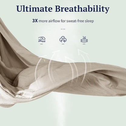 French Flax Linen Duvet Cover Set